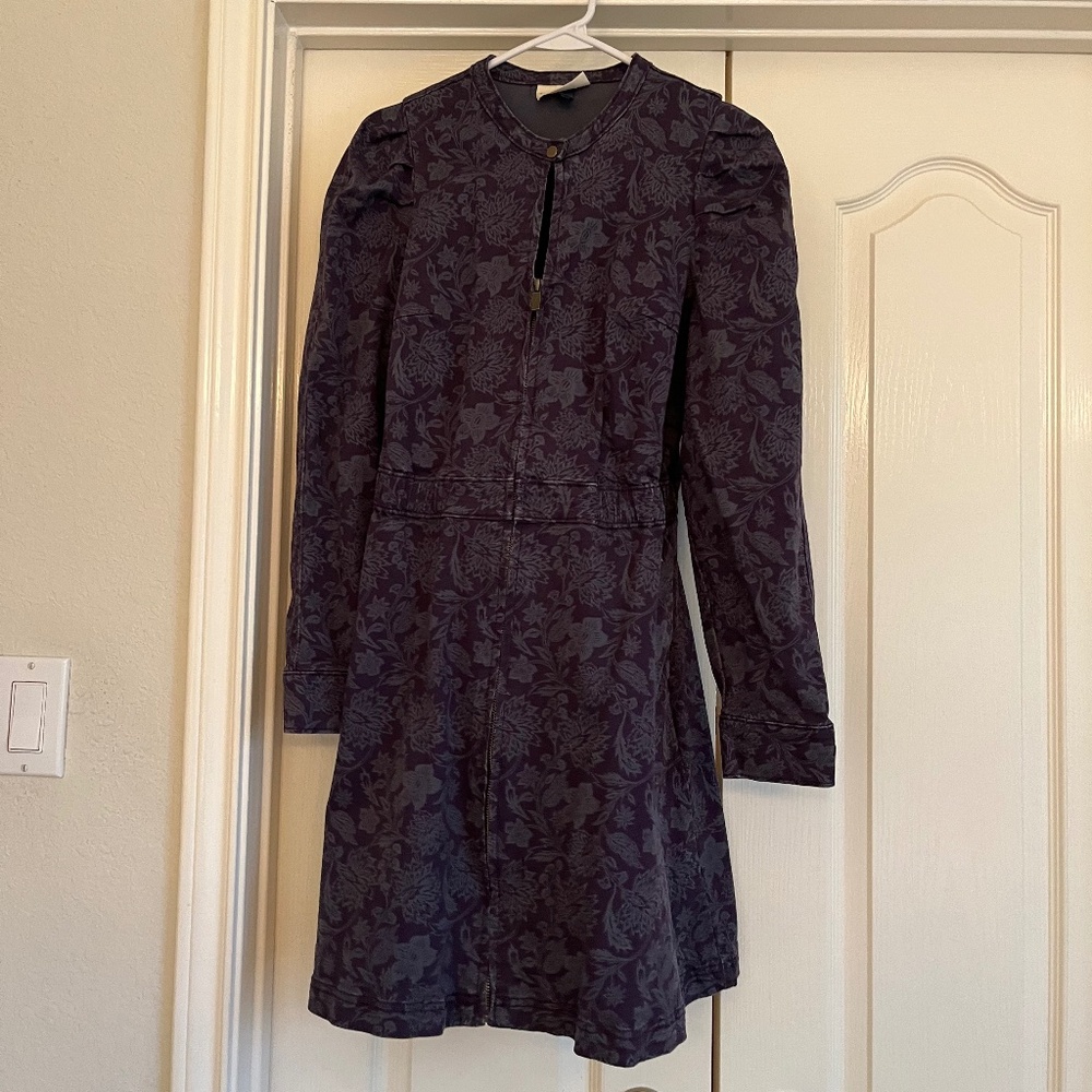 Jean printed dress